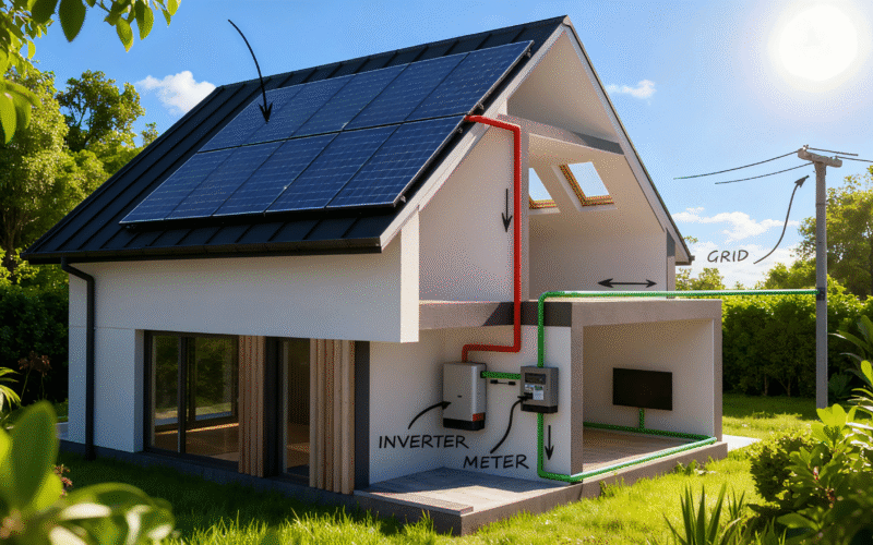 Solar System Wiring Diagram 2